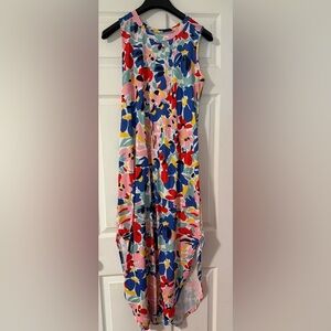 Floral Multicolor Women's Dress